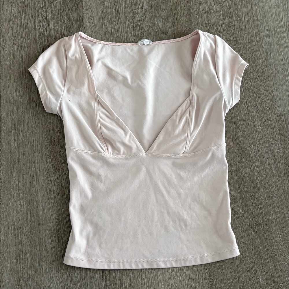 Garage Light Pink Crop Top
